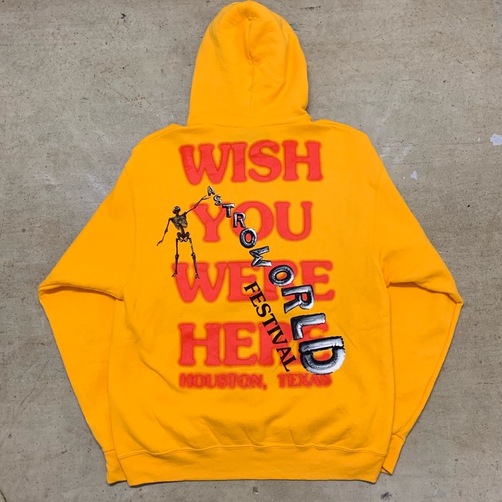 Travis Scott Wish You Were Here Hoodie Size Medium